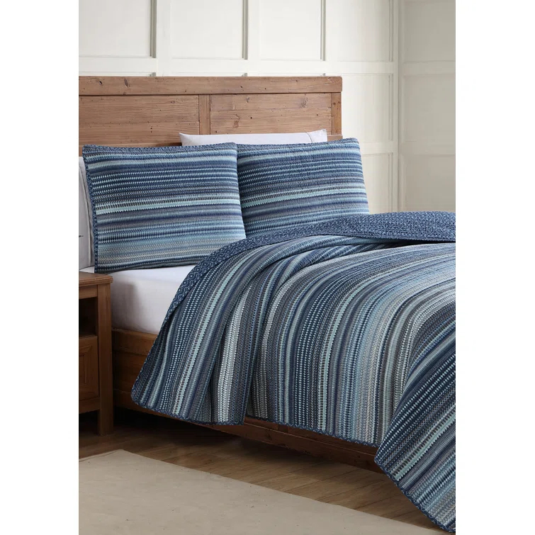 American Home Fashion Estate Collection Reversible Quilt Set