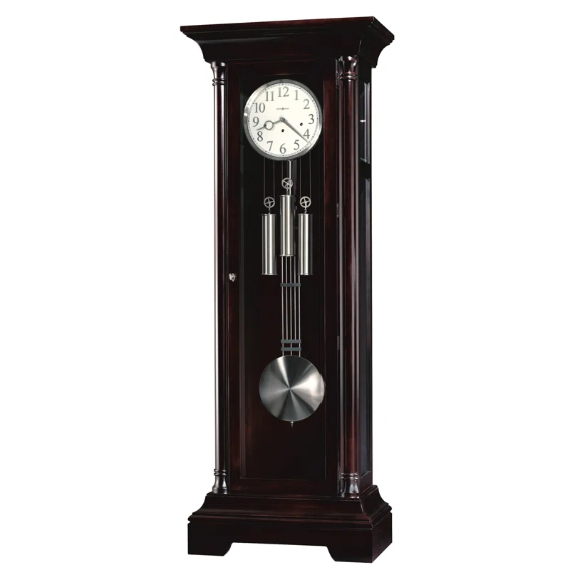 Howard Miller® Seville 83'' H Solid + Manufactured Wood Grandfather Clock