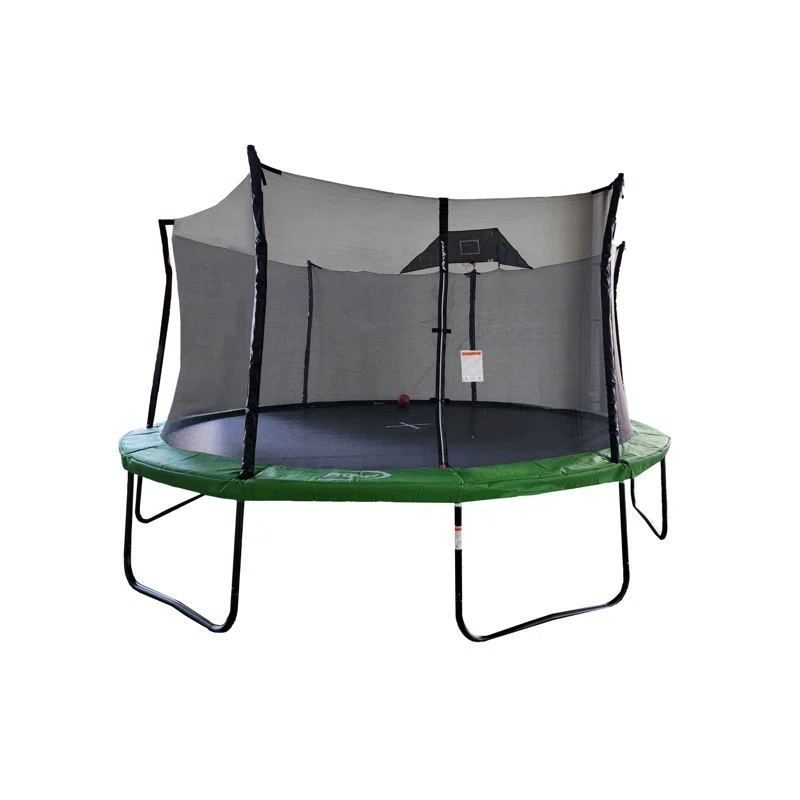 Propel Trampolines Propel 16' Heavy Duty Pro Trampoline with Basketball Hoop