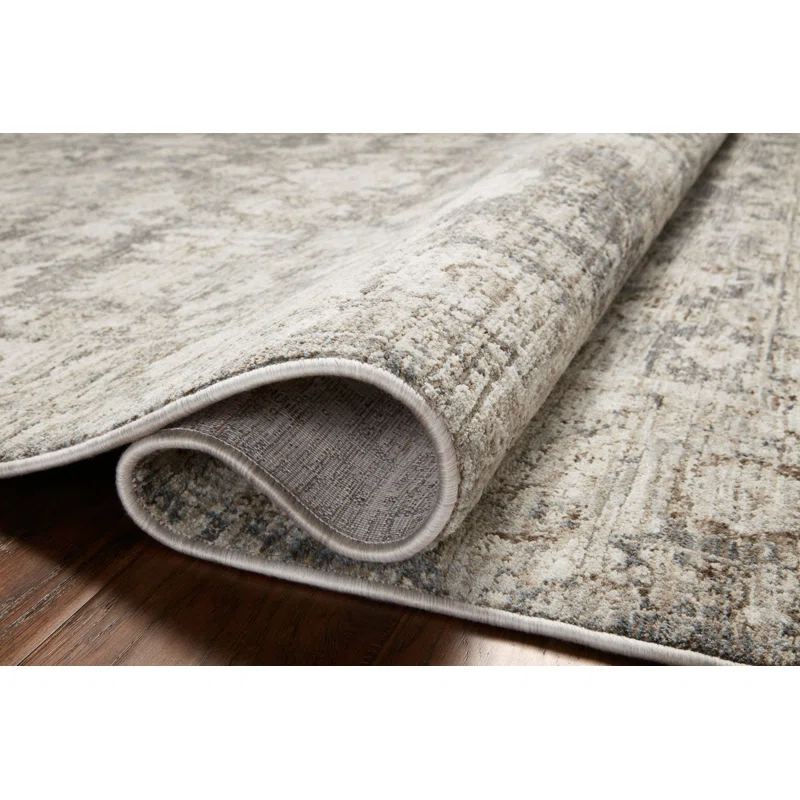 Amber Lewis x Loloi Honora Slate / Beige Area Rug