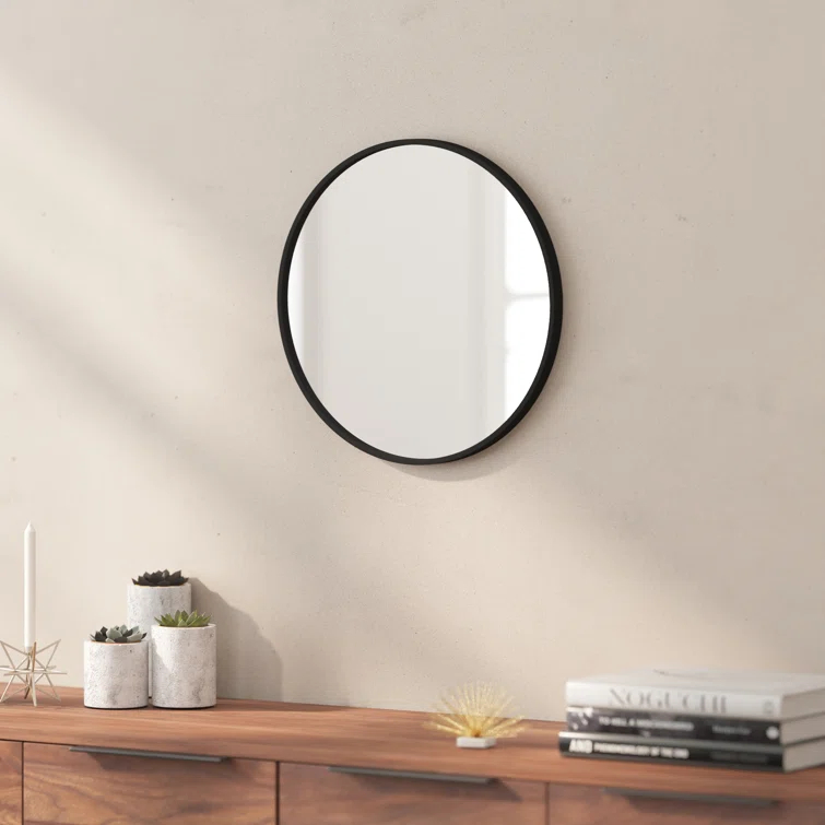 Taylor & Logan Metal Round Wall Mirror