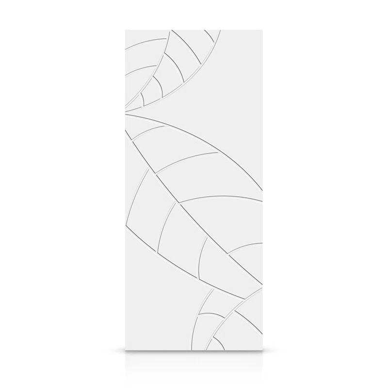 Calhome Hollow Paneled Painted Slab Door