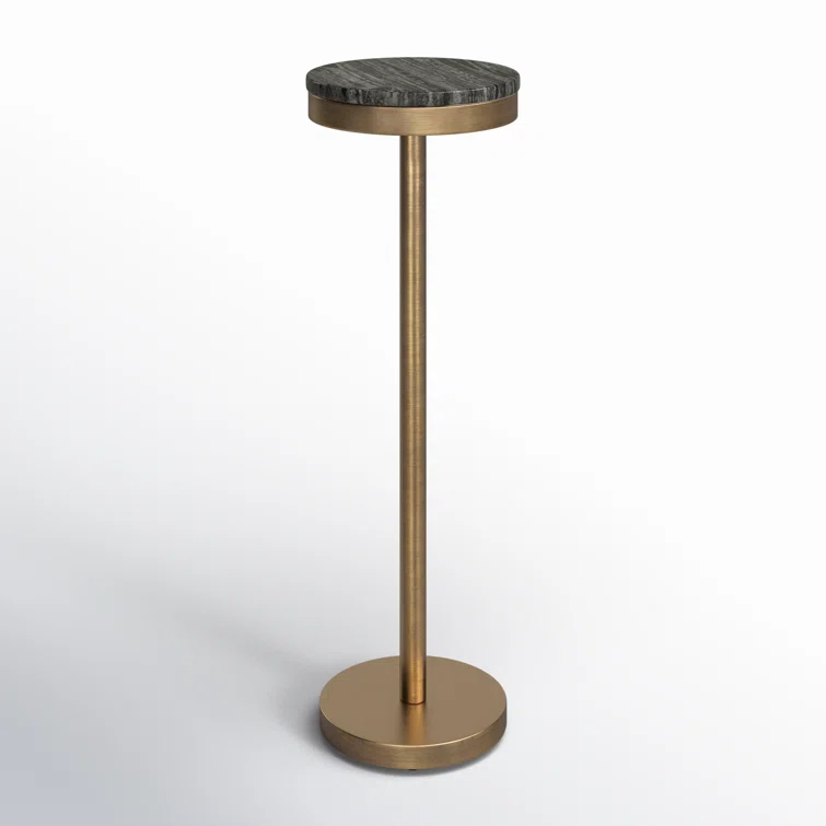 Oswald Side Table - Black Marble