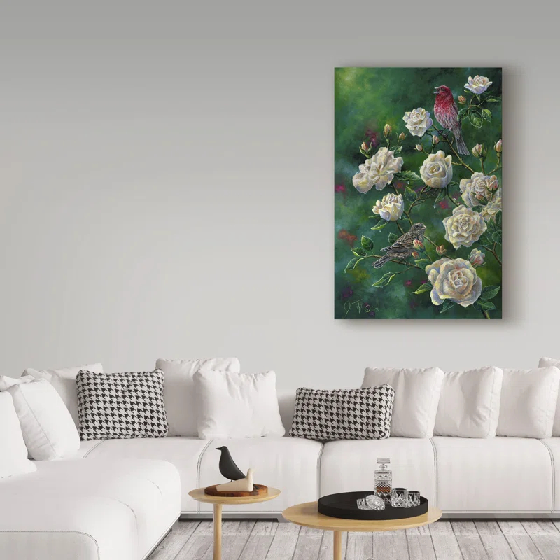 Trademark Fine Art Jeff Tift " Purple Finch " by Jeff Tift