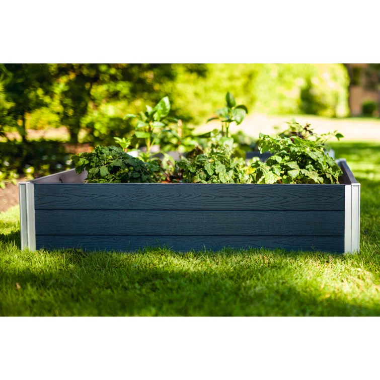 Vita Urbana 4 ft x 4 ft Vinyl Raised Garden Bed