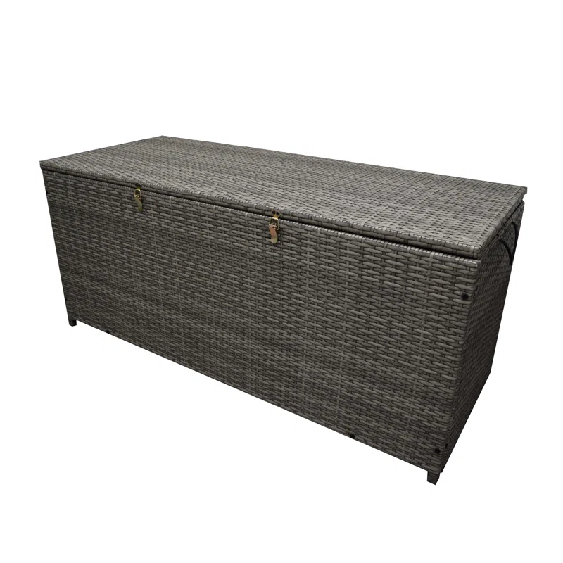 Oakland Living Oakland Living 53'' W 113 Gallons Water Resistant Wicker Deck Box