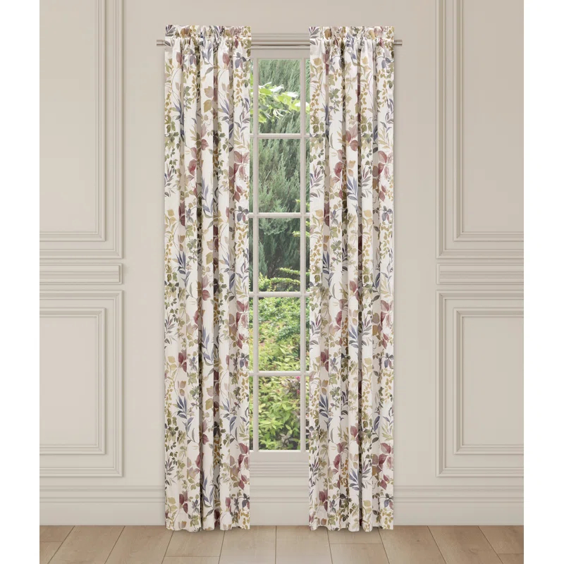 Royal Court Rosewood Elwood Curtain Panel Pair