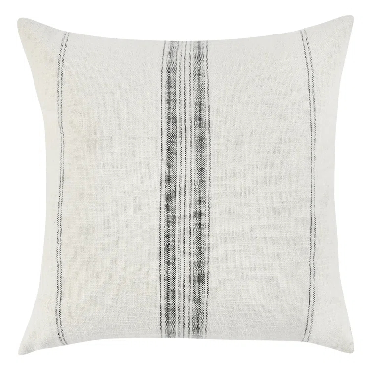 Lamina Pillow - Natural and Ivory / 22" x 22"