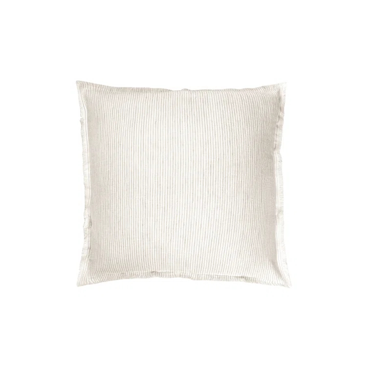 Anaya Striped Down So Soft Linen Pillow | Wayfair