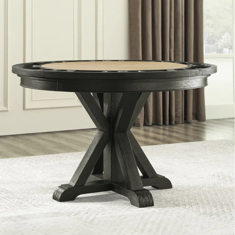 Steve Silver Furniture Steve Silver Furniture 50'' 8 - Player Foldable Poker Table