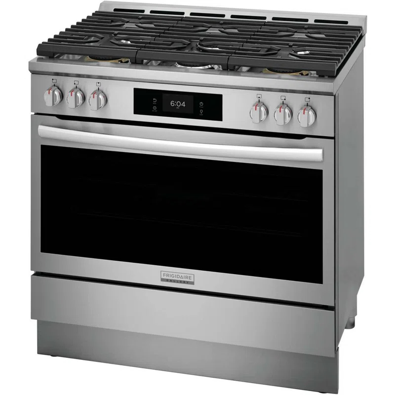 Frigidaire Gallery Frigidaire Gallery 30" 4.6 Cubic Feet Smart Dual Fuel Free Standing Range with 6 Burners GCFD3661AF