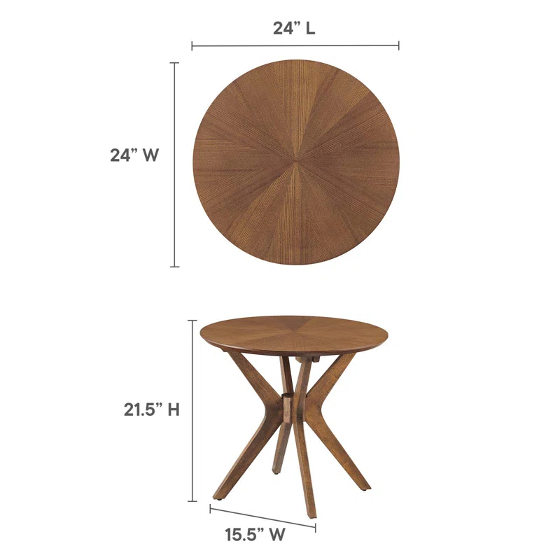 Modway Modway Crossroads Pedestal End Table