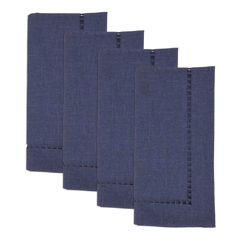 Saro Laser-Cut Hemstitch Napkin (Set of 4)