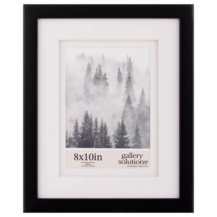 Gallery Solutions Gallery Solutions Wall Mount Or Tabletop Double Airfloat  Mat Picture Frame