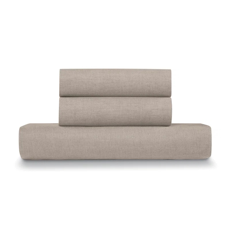 Ella Jayne Home French Linen Cotton 3-Piece Duvet Cover Set