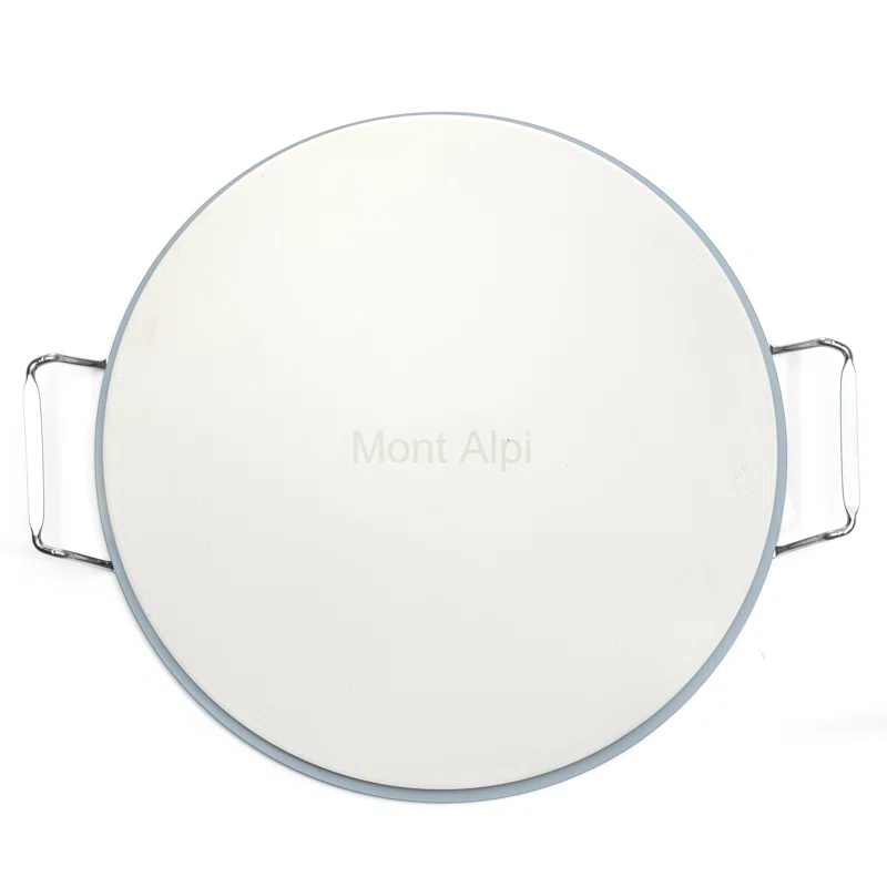 Mont Alpi Mont Alpi MAPK Universal Outdoor Grill Pizza Making Converter Kit - Pizza Stone Rest with Handles, 15" Pizza Stone, Stainless Steel Fold up Pizza Peel and Chicago Style Pizza Rocker Cutter Knife