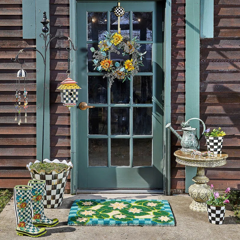 MacKenzie-Childs Courtly Check® Waste Bin