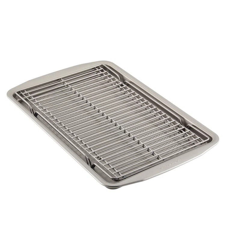 Circulon Bakeware Baking Sheet Pan and Cooling Rack Set, 3 Piece