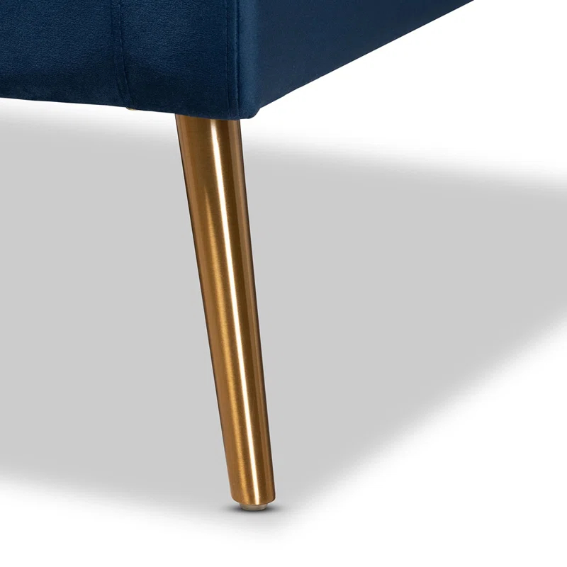 Everly Quinn Arbaaz Velvet Armchair