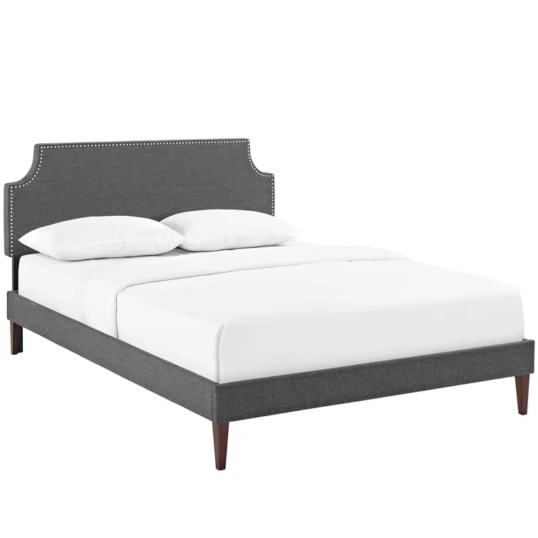 Modway Modway Corene Platform Bed with Round Splayed Legs