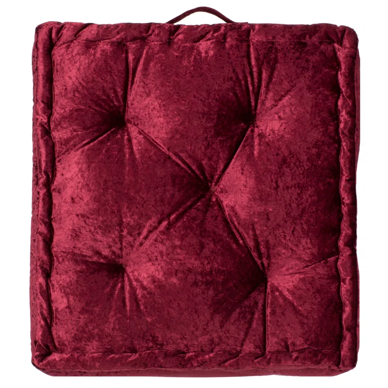 Belia Buttons Reversible Throw Pillow