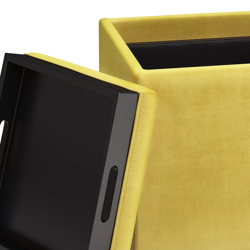 Rockwood Velvet Ottoman