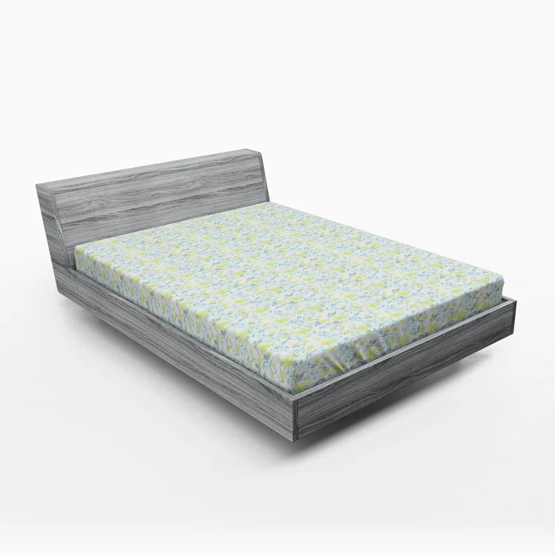 Ambesonne Microfiber Fitted Sheet