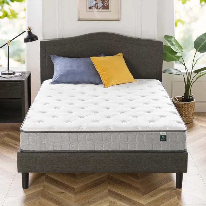 Zinus Zinus 8” Medium Comfort Support Cooling Gel Hybrid Mattress