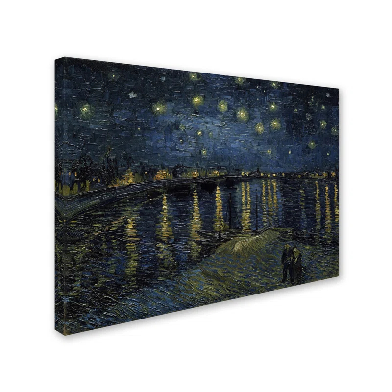Vault W Artwork " The Starry Night II " by Vincent Van Gogh Painting Print