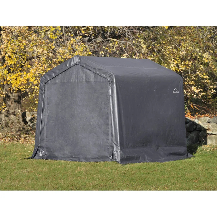 ShelterLogic ShelterLogic Shed-in-a-Box 8 x 8 x 8 ft Peak Gray