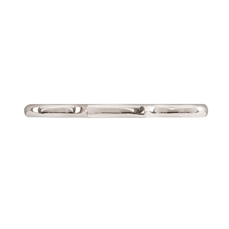 Polished Nickel Modern Transitional Cabinet Handle, 6 3/4 in