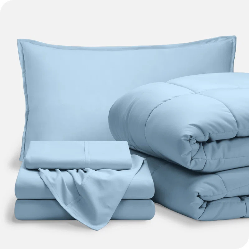 Bare Home 1800 Premium Microfiber Bed-In-A-Bag