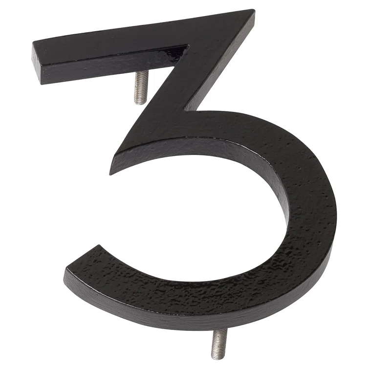 Montague Metal Products Inc. 4'' H Metal House Number