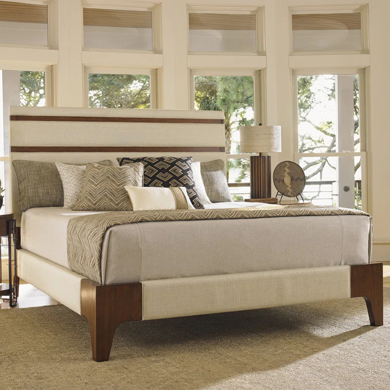 Island Fusion Mandarin Upholstered Panel Bed