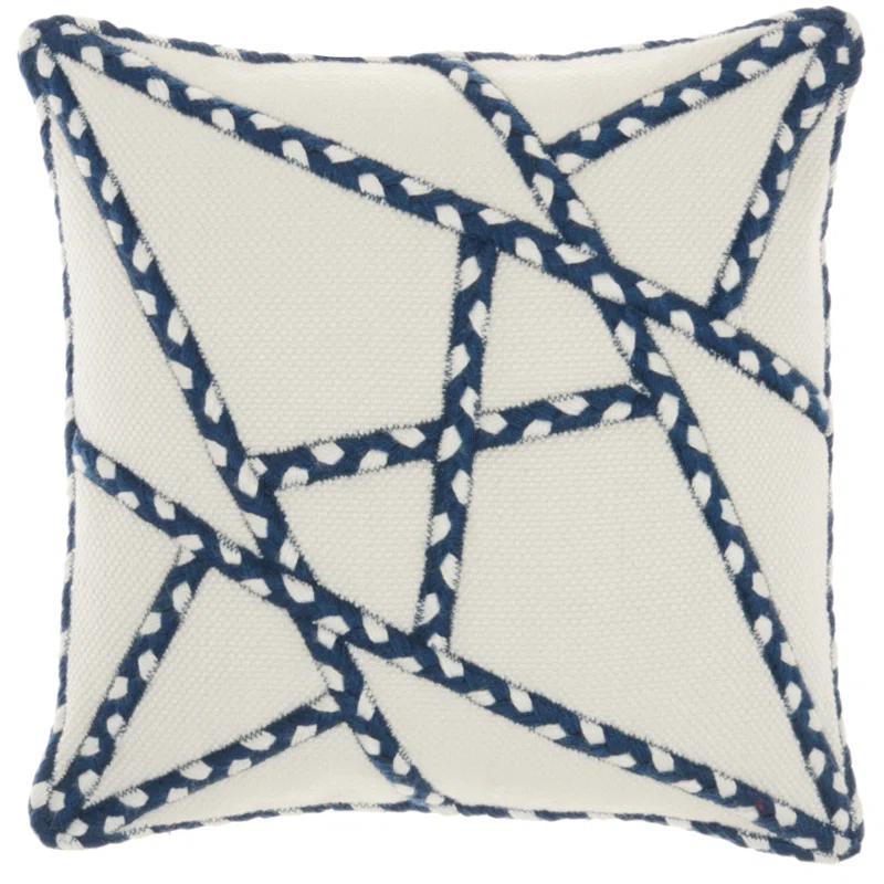 Mina Victory Geometric Indoor/Outdoor Throw Pillow