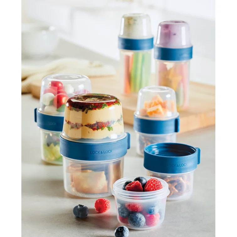 LocknLock Food Storage - Set of 6 Containers and 6 Lids