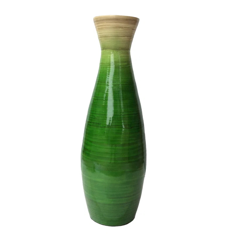 Uniquewise Handmade Wood Floor Vase