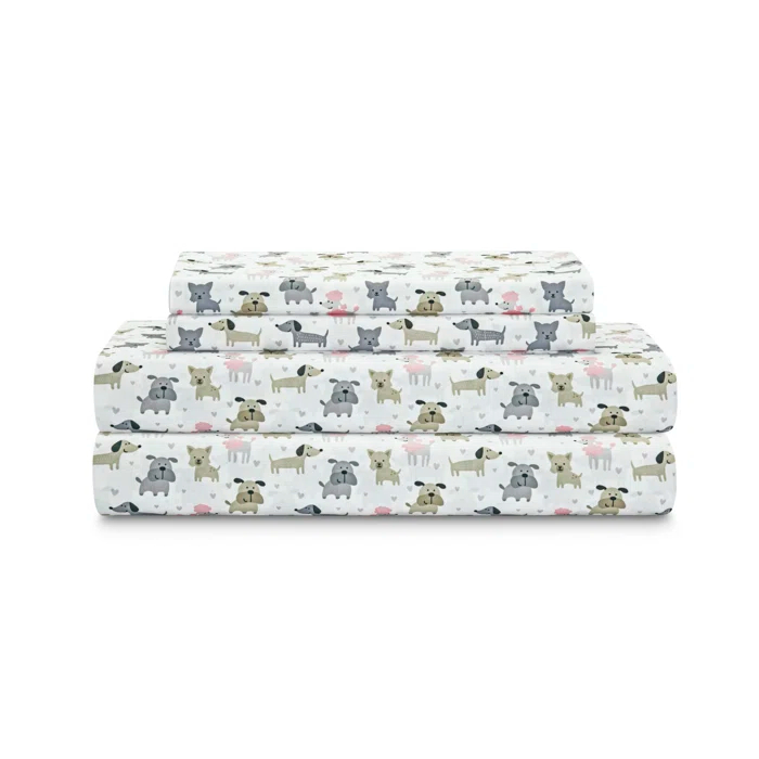 Beatrice Home Fashions Whimsical Print Sheet Set