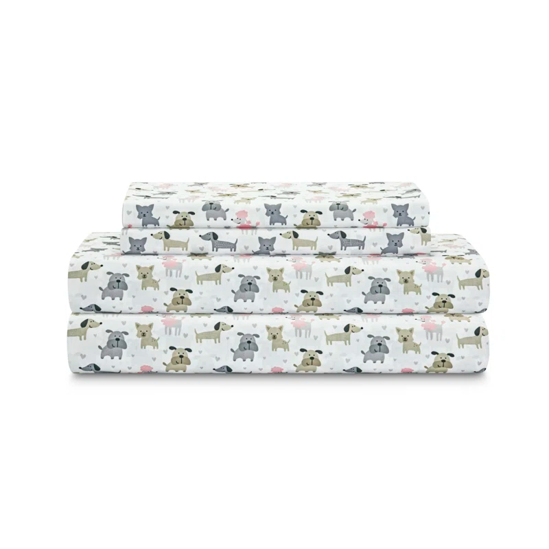 Beatrice Home Fashions Whimsical Print Sheet Set