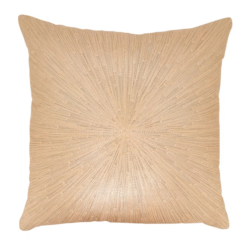 Saro Gemma Design Cotton Throw Pillow