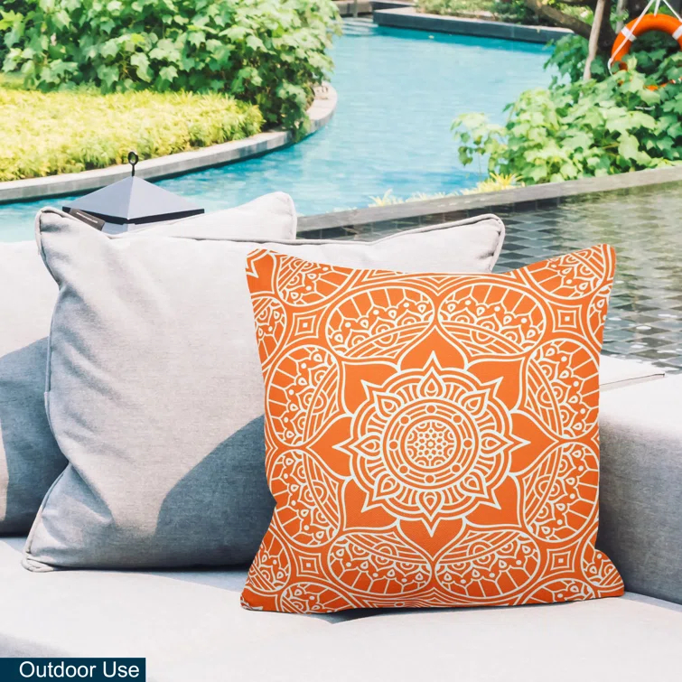 CozyHomesCollection Decorative Indoor/Outdoor Weatherproof Throw Pillows Cushions With Inserts – 18X18 Inches
