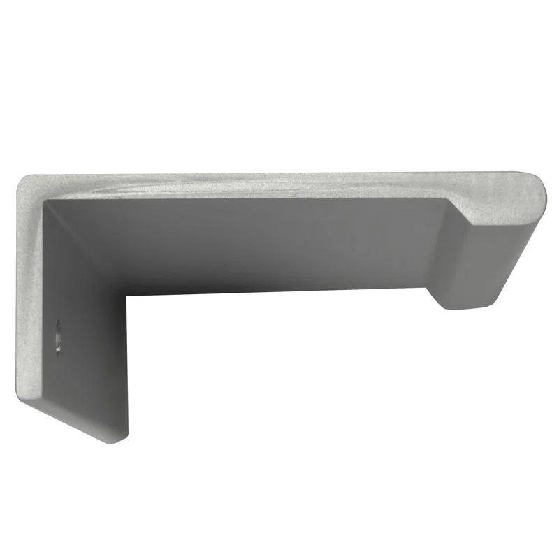 Laurey Laurey Edge Pull 12" Center-To Center Matte Black Edge Cabinet Pull