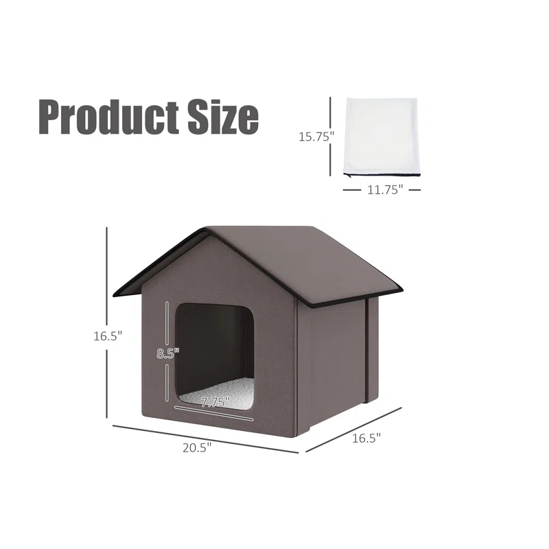 Tucker Murphy Pet™ Heated Cat House