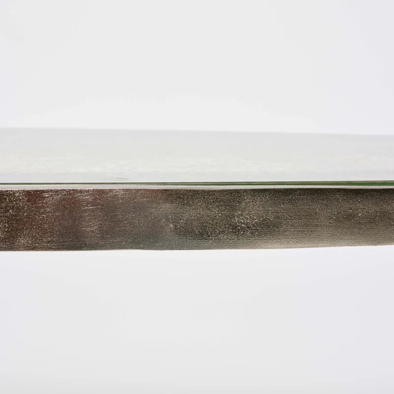 Interlude Jan Glass Top Coffee Table
