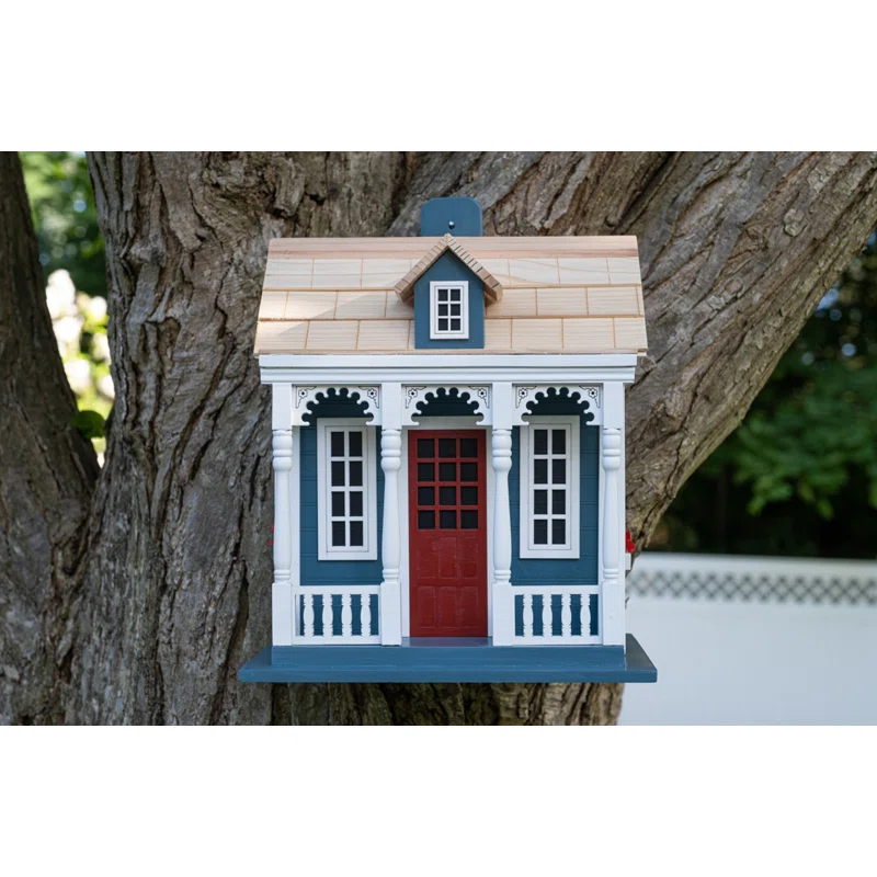 Home Bazaar Classic Series Bristol Cottage 11.75 in x 10.5 in x 9 in Birdhouse