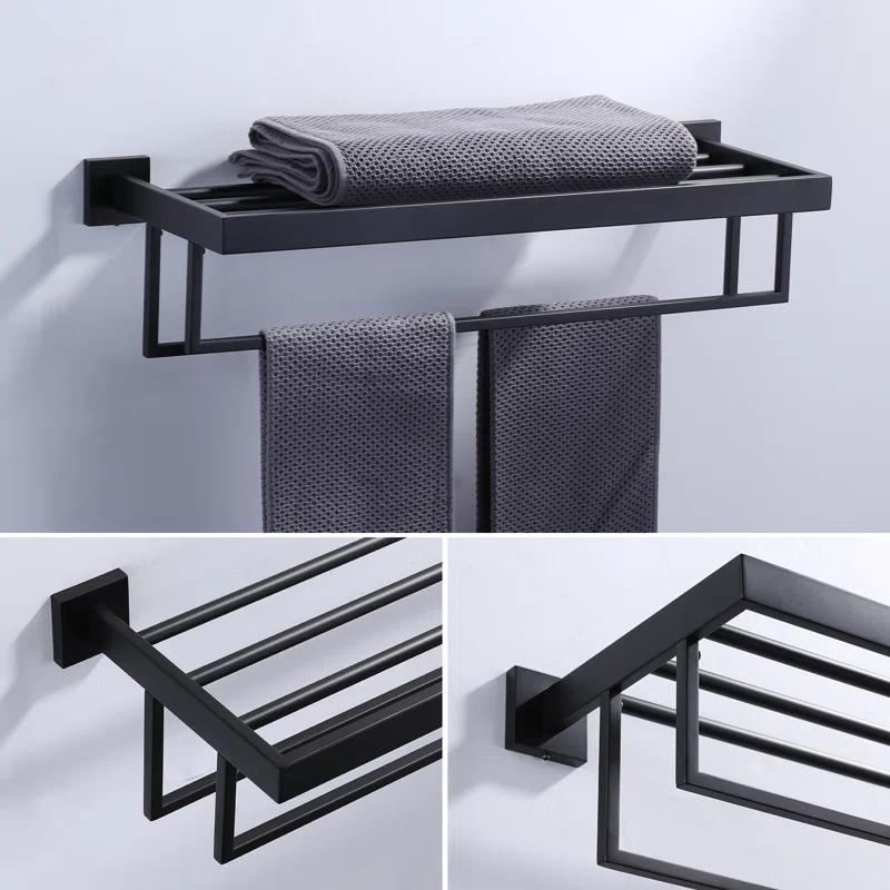Aleasha AL-8J501B 1 Wall Towel Rack