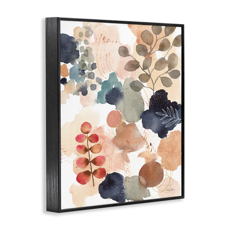 Stupell Industries Abstract Botanical Shape Collage Modern Boho Painting by Laura Horn - Painting