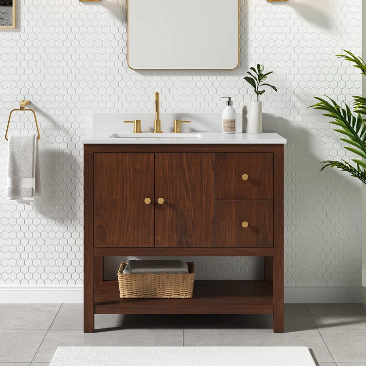 Avanity Zoe 36 in. Single Bathroom Vanity with Quartz Top
