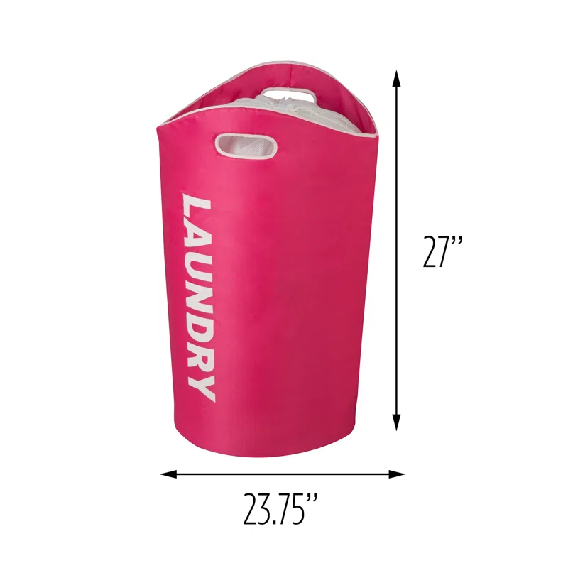 Rebrilliant Fabric Laundry Hamper with Handles