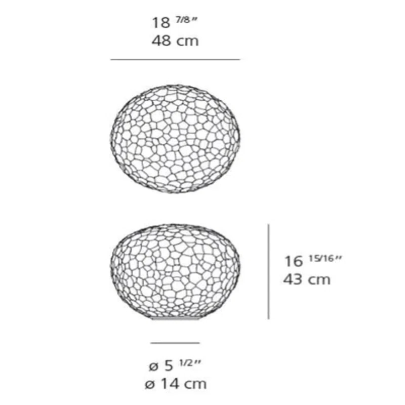Artemide Meteorite Table Lamp